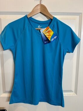 Kanu Surf Women's Teal Blue UPF 50+ Swim Shirt